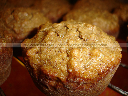 Muffin de banana e aveia