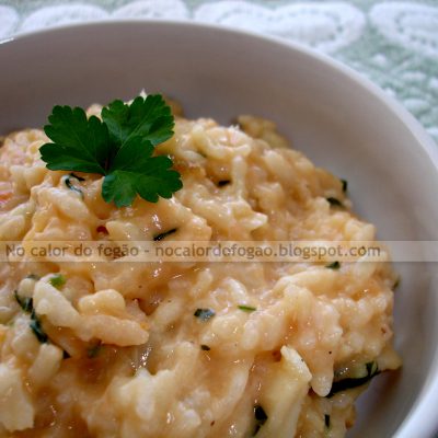 Risoto de bacalhau