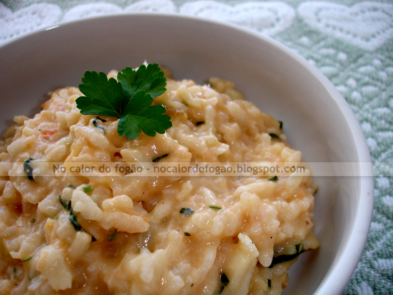 Risoto de bacalhau