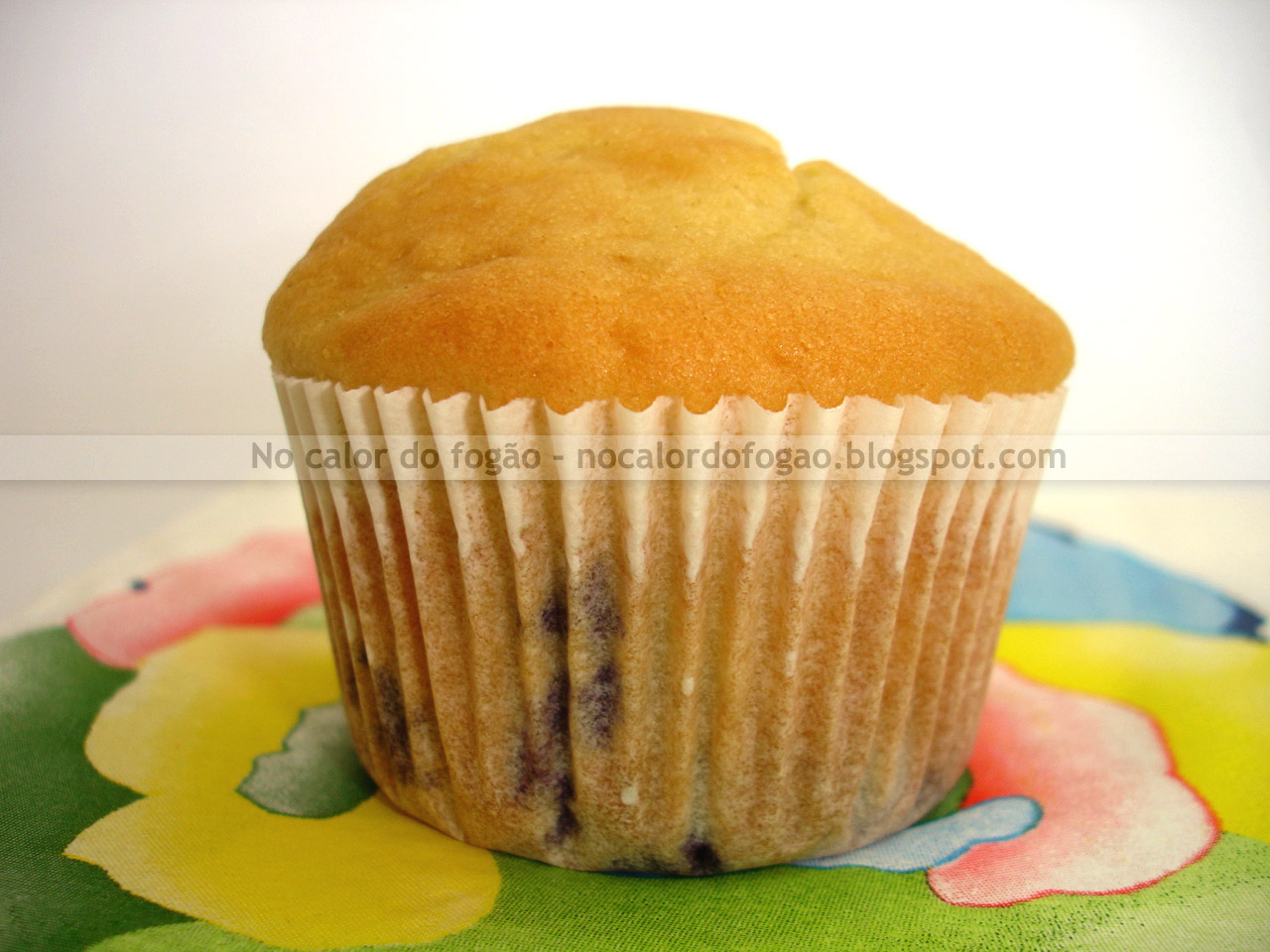 Muffins de morango e mirtilo