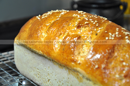 Pão de gérmen de trigo e mel