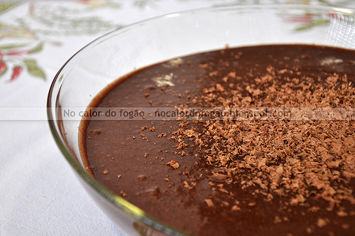 Mousse de chocolate com marshmallows da Nigella