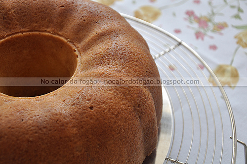 Bolo de tangerina glaceado