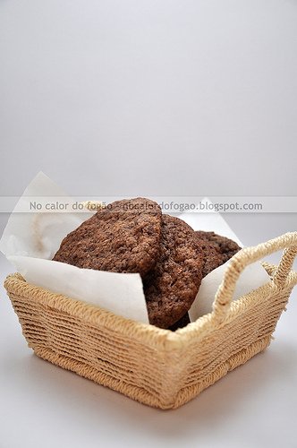 Cookies de granola com ovomaltine