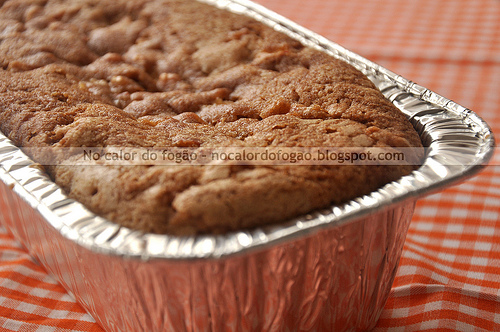 Bolo de maçã e canela