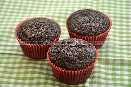 Muffins de chocolate da Hummingbird Bakery