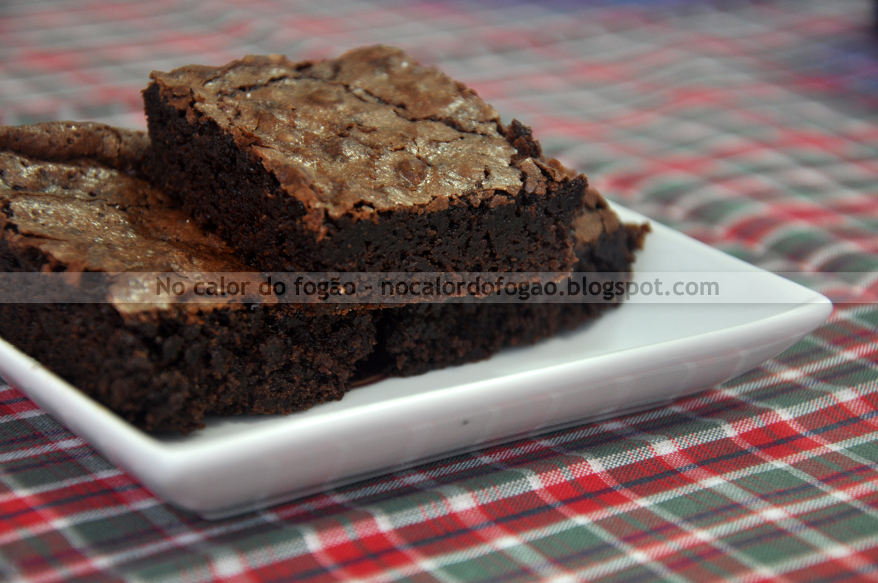 Triple chocolate brownies