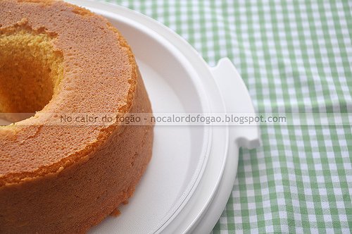 Bolo de curau e fubá