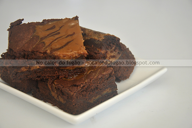 Dulce de leche brownies