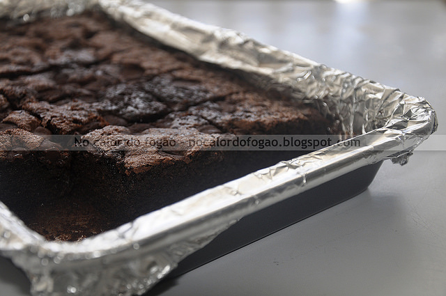 Bolo/brownie nuvenzinha de farinha de aveia