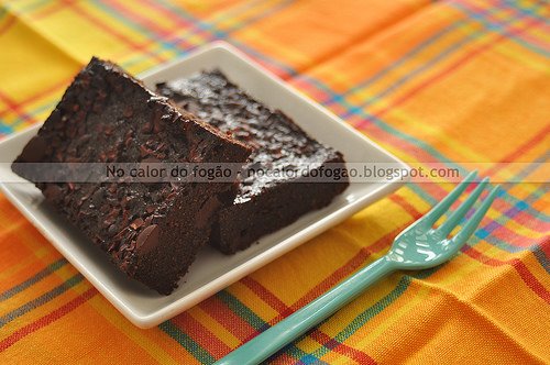 Brownies quádruplos de coco e chocolate