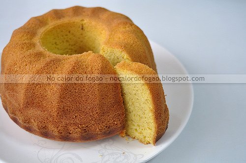 Bolo de milho verde e coco