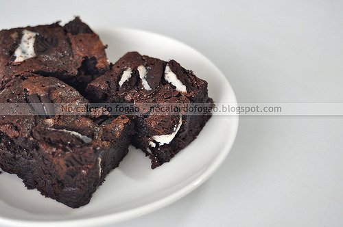 Brownies com biscoito Oreo