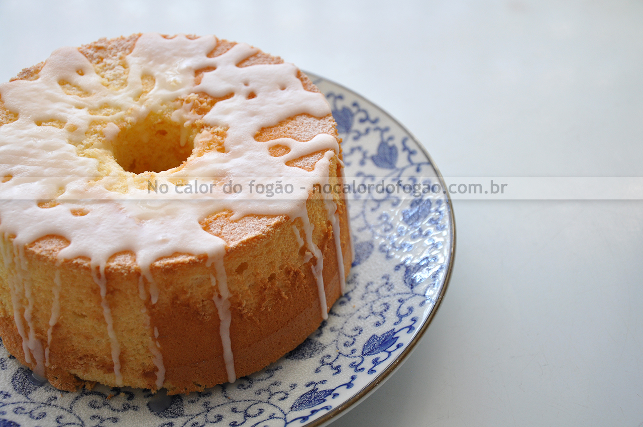 Chiffon cake de limão siciliano