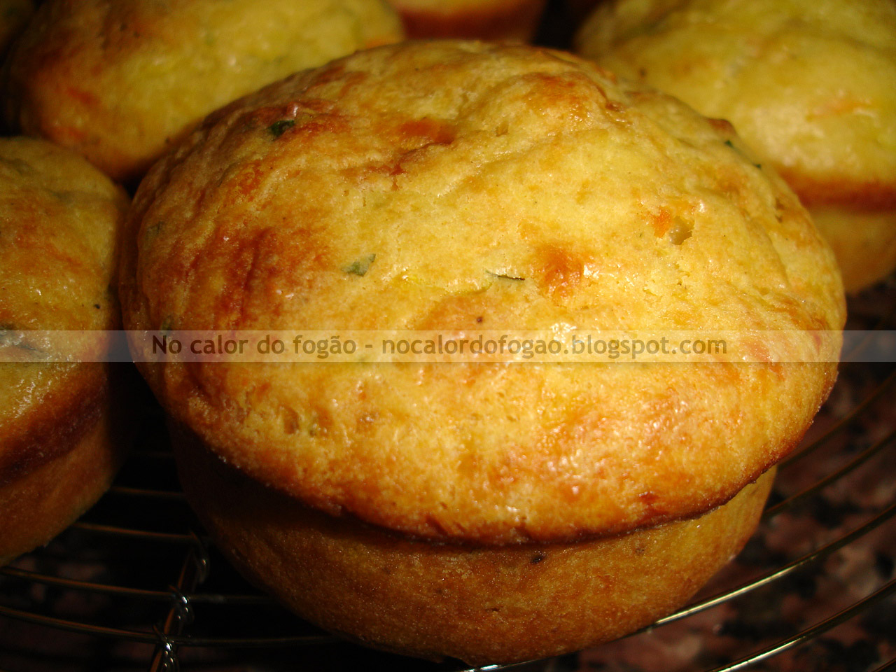 Bolinhos de cenoura e abobrinha