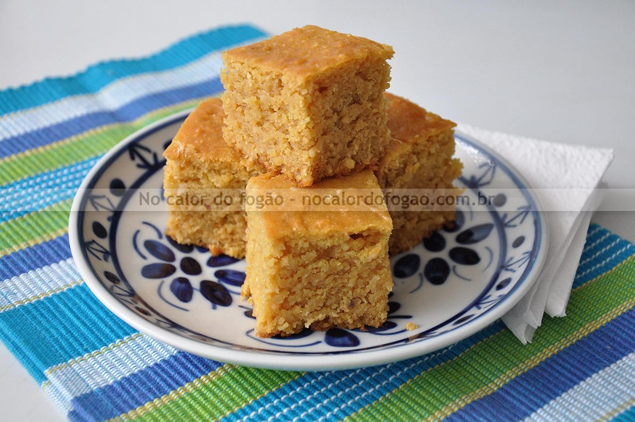 Bolo de batata-doce e coco