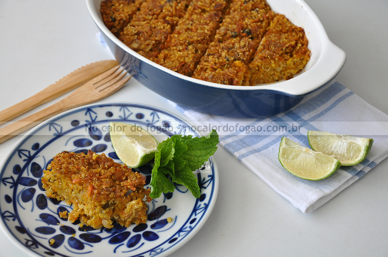 “Quibe” de abóbora e quinoa