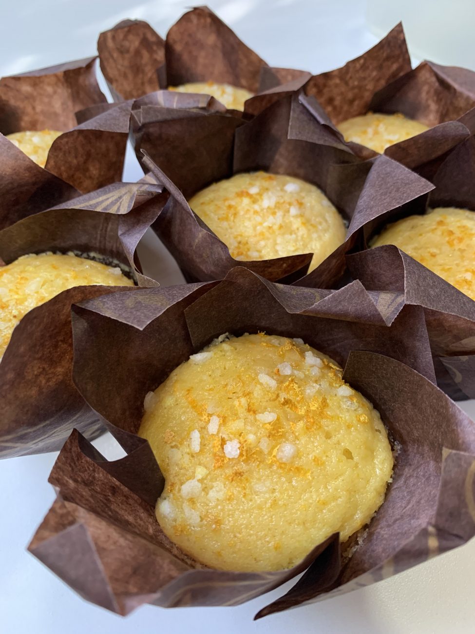 Bolinhos veganos de laranja